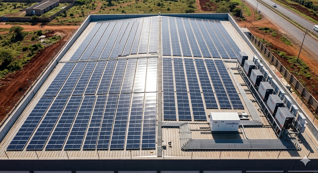 Commercial hybrid solar array